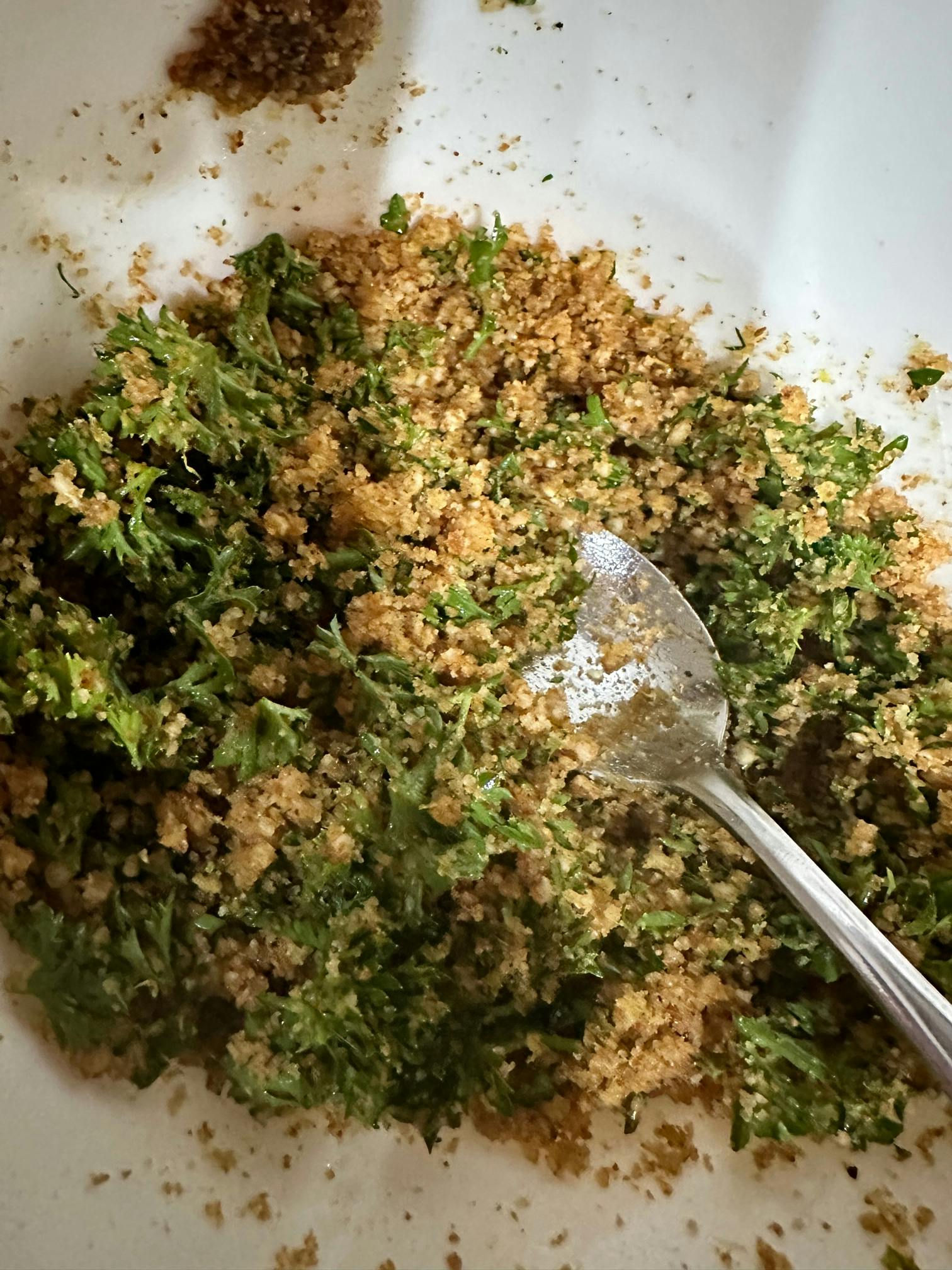 A Picture showing Gremolata being made