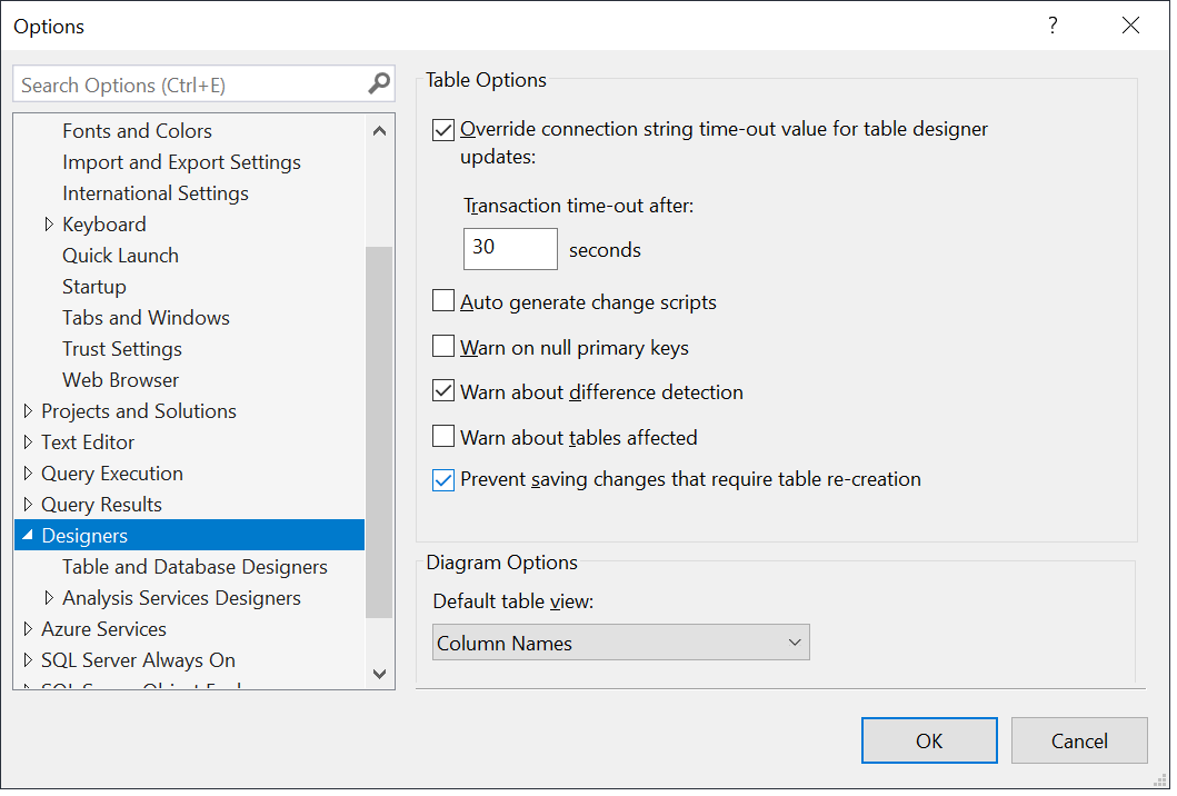 A picture showing where in the interface to change this setting.